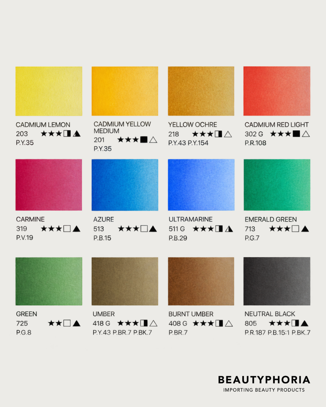 White Nights Watercolor Set – 12 Colors