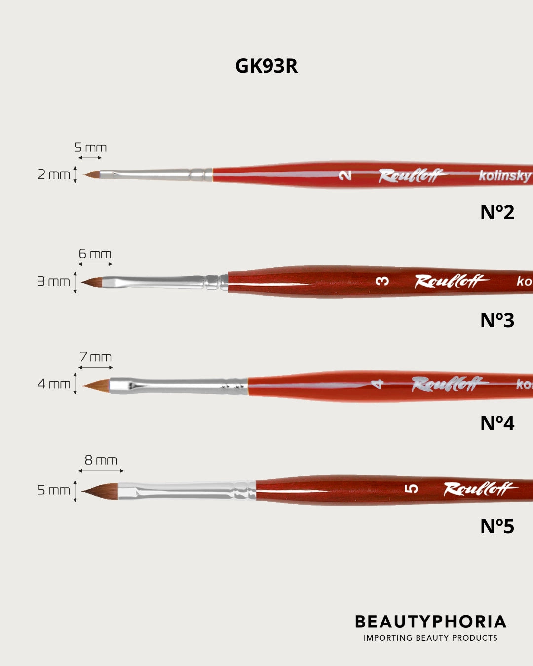 Roubloff GK93R Petal Gel Brush