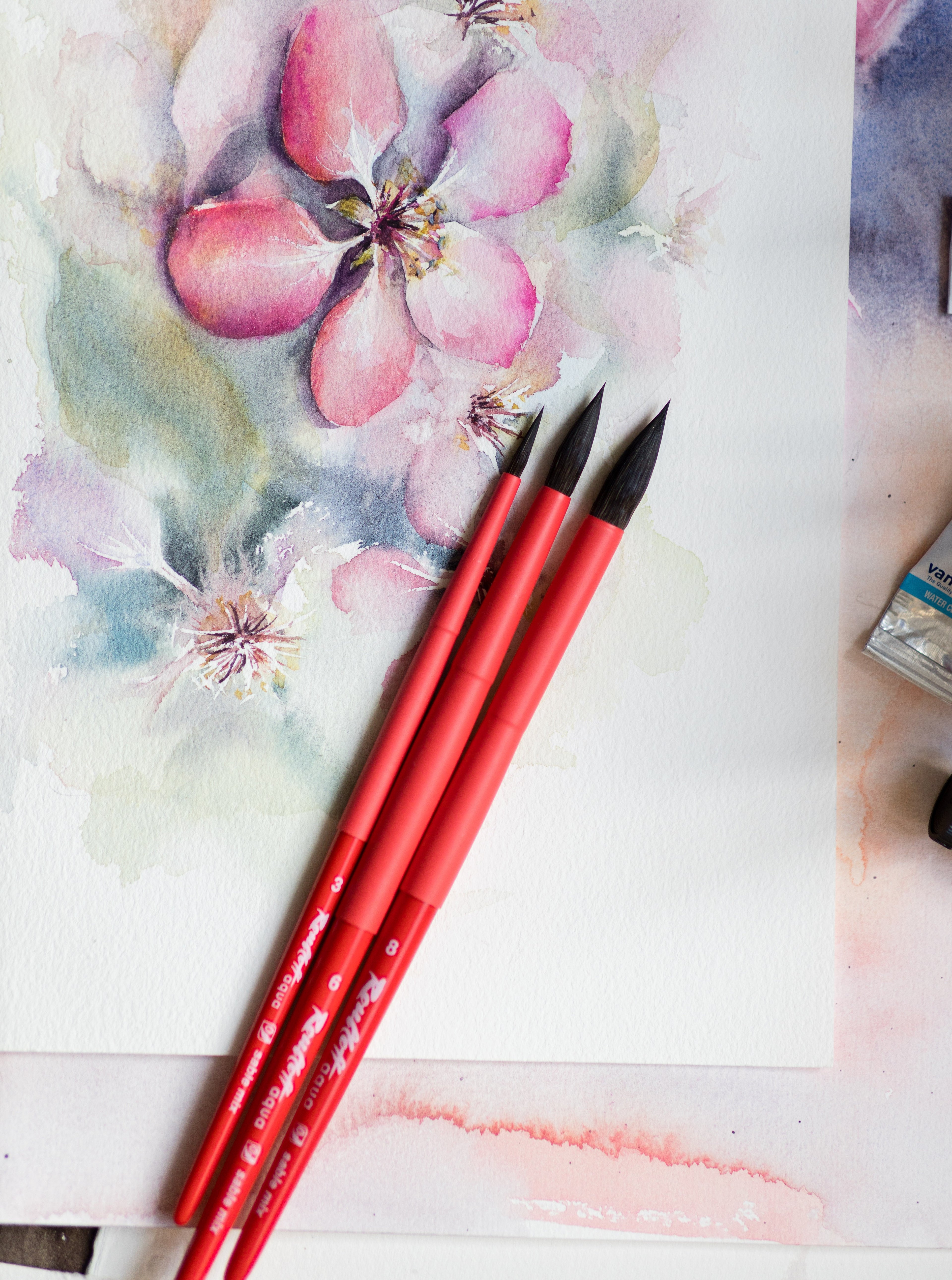 Aqua Red round